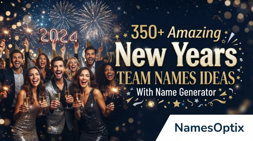 350+ Amazing New Years Team Names Ideas With Name Generator