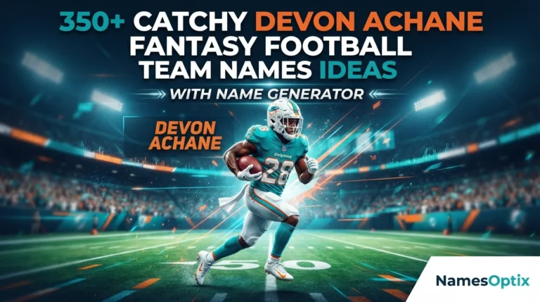 350+ Catchy Devon Achane Fantasy Football Team Names Ideas With Name Generator
