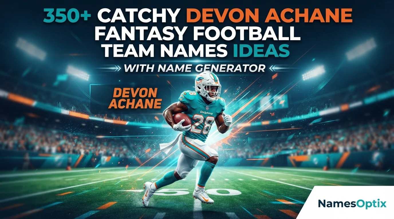 350+ Catchy Devon Achane Fantasy Football Team Names Ideas With Name Generator