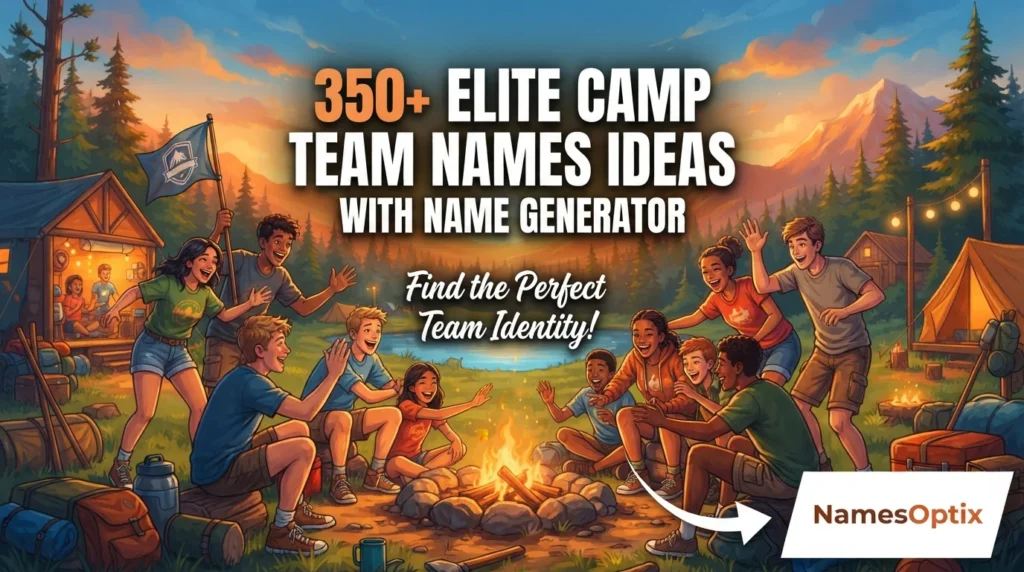 350+ Elite Camp Team Names Ideas With Name Generator