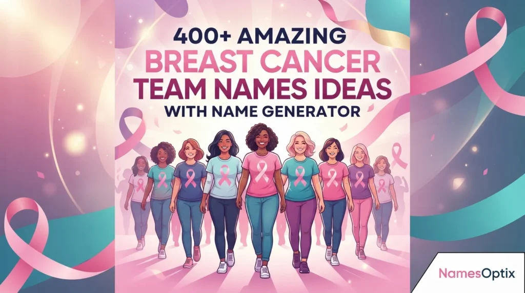 400+ Amazing Breast Cancer Team Names Ideas With Name Generator