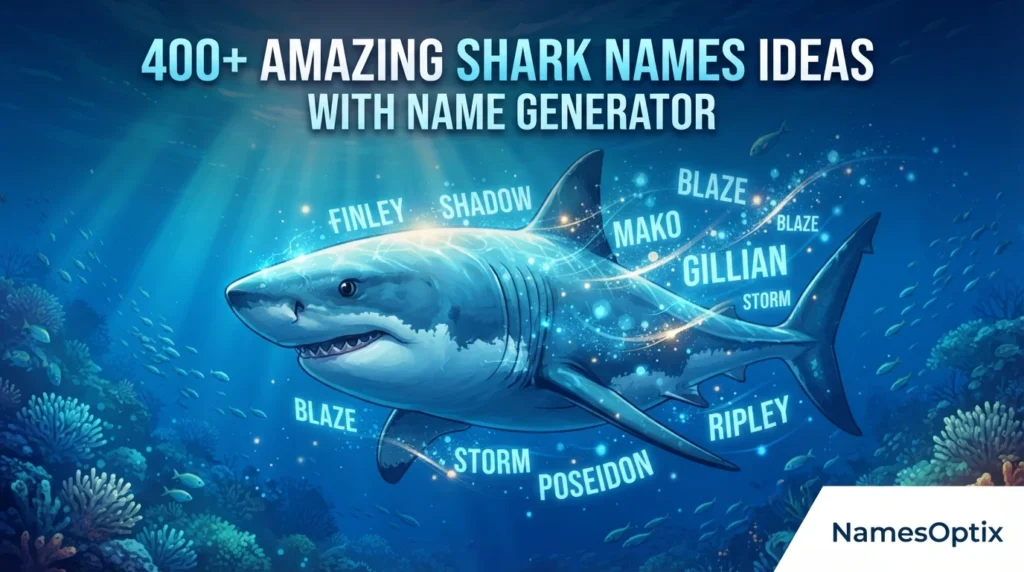 400+ Amazing Shark Names Ideas With Name Generator