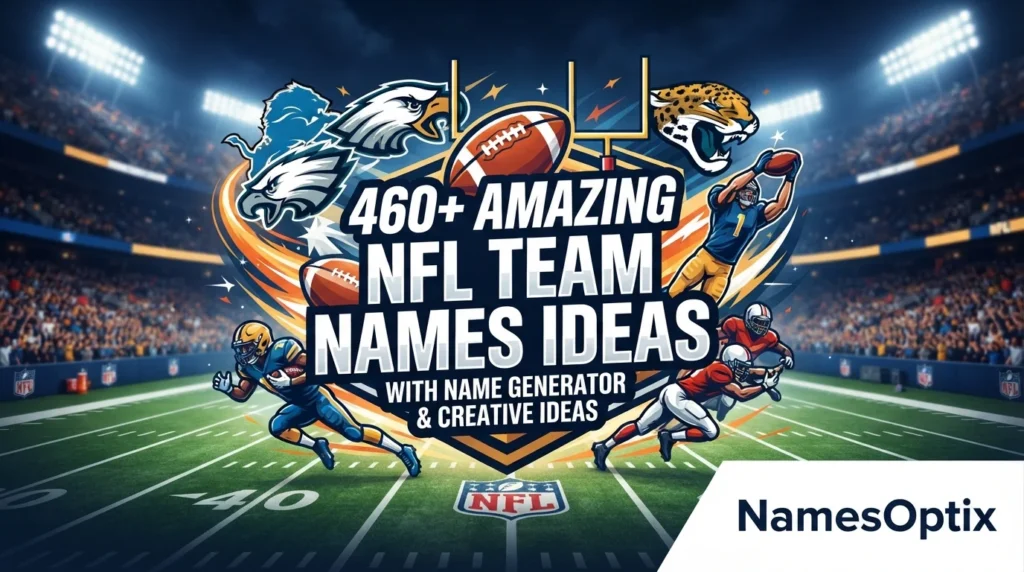 460+ Amazing NFL Team Names Ideas With Name Generator