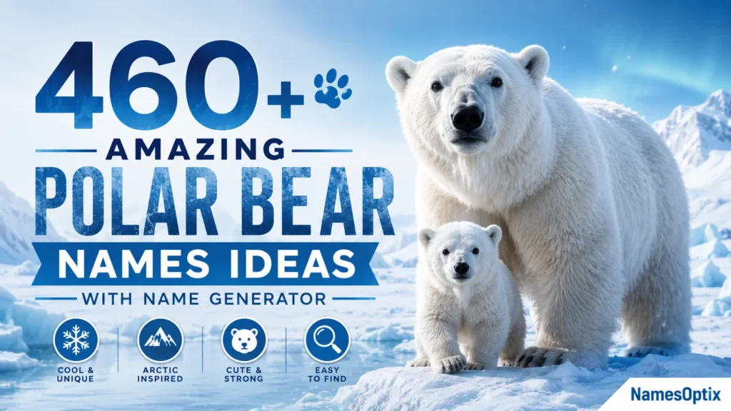 460+ Amazing Polar Bear Names Ideas With Name Generator