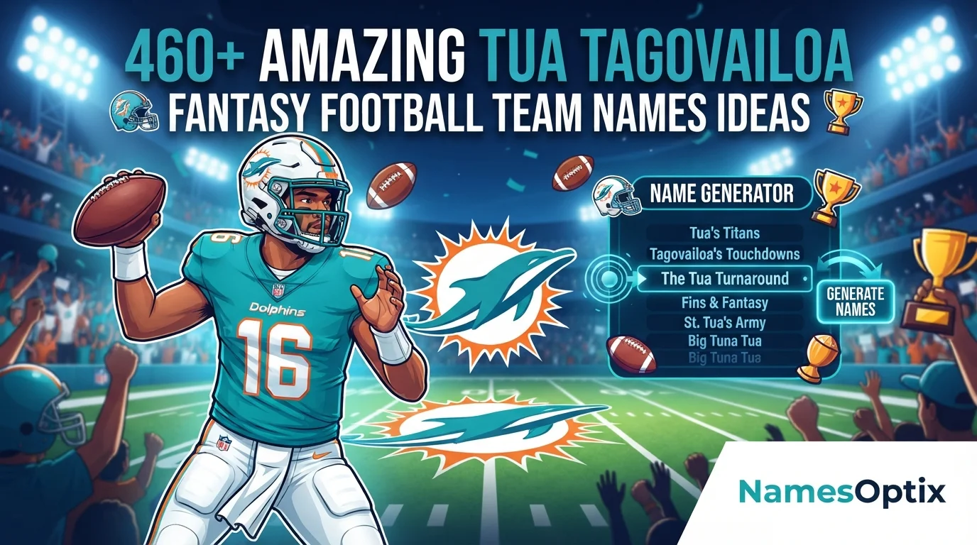 460+ Amazing Tua Tagovailoa Fantasy Football Team Names Ideas With Name Generator