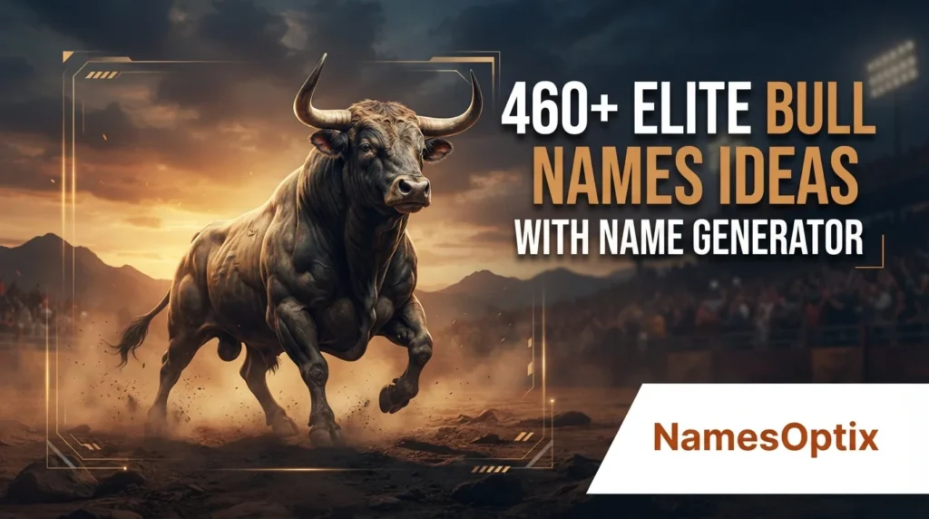 460+ Elite Bull Names Ideas With Name Generator