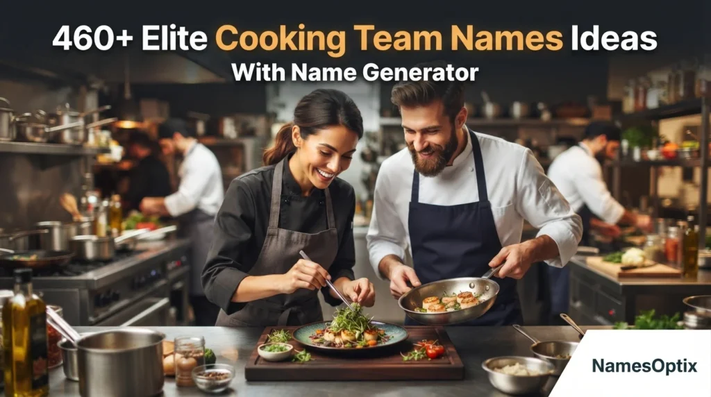 460+ Elite Cooking Team Names Ideas With Name Generator
