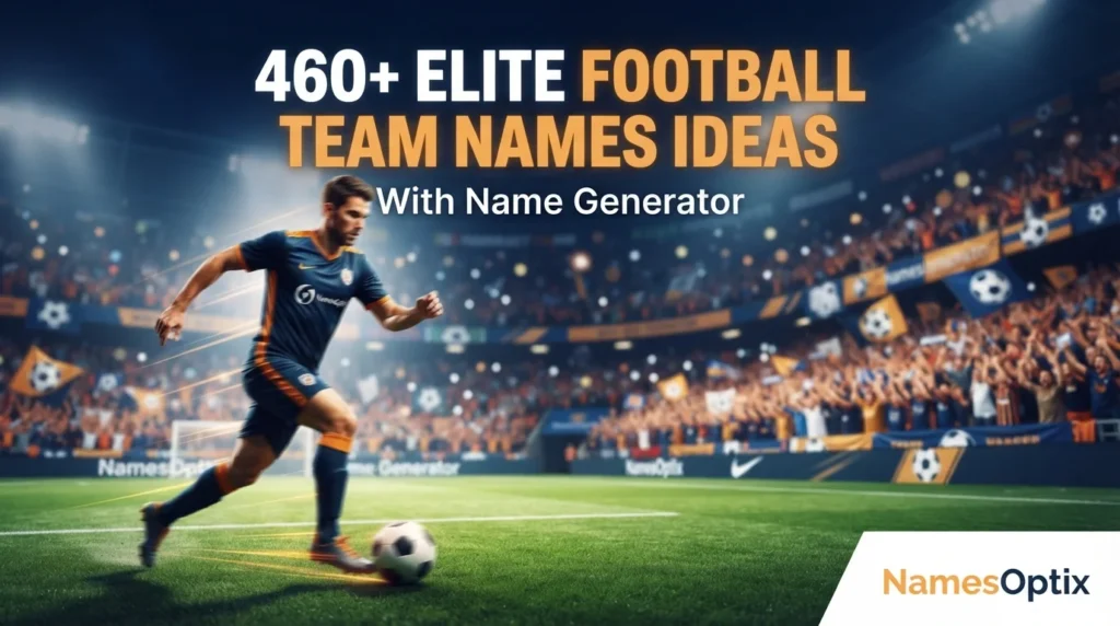 460+ Elite Football Team Names Ideas With Name Generator