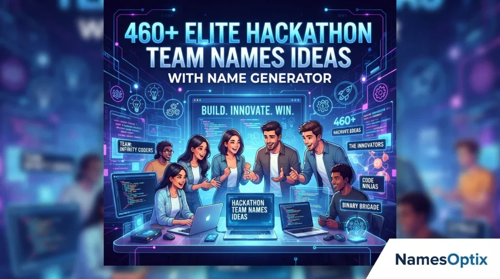  460+ Elite Hackathon Team Names Ideas With Name Generator