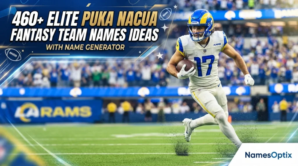460+ Elite Puka Nacua Fantasy Team Names Ideas With Name Generator