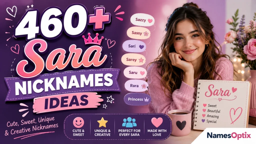 460+ Sara Nicknames Ideas