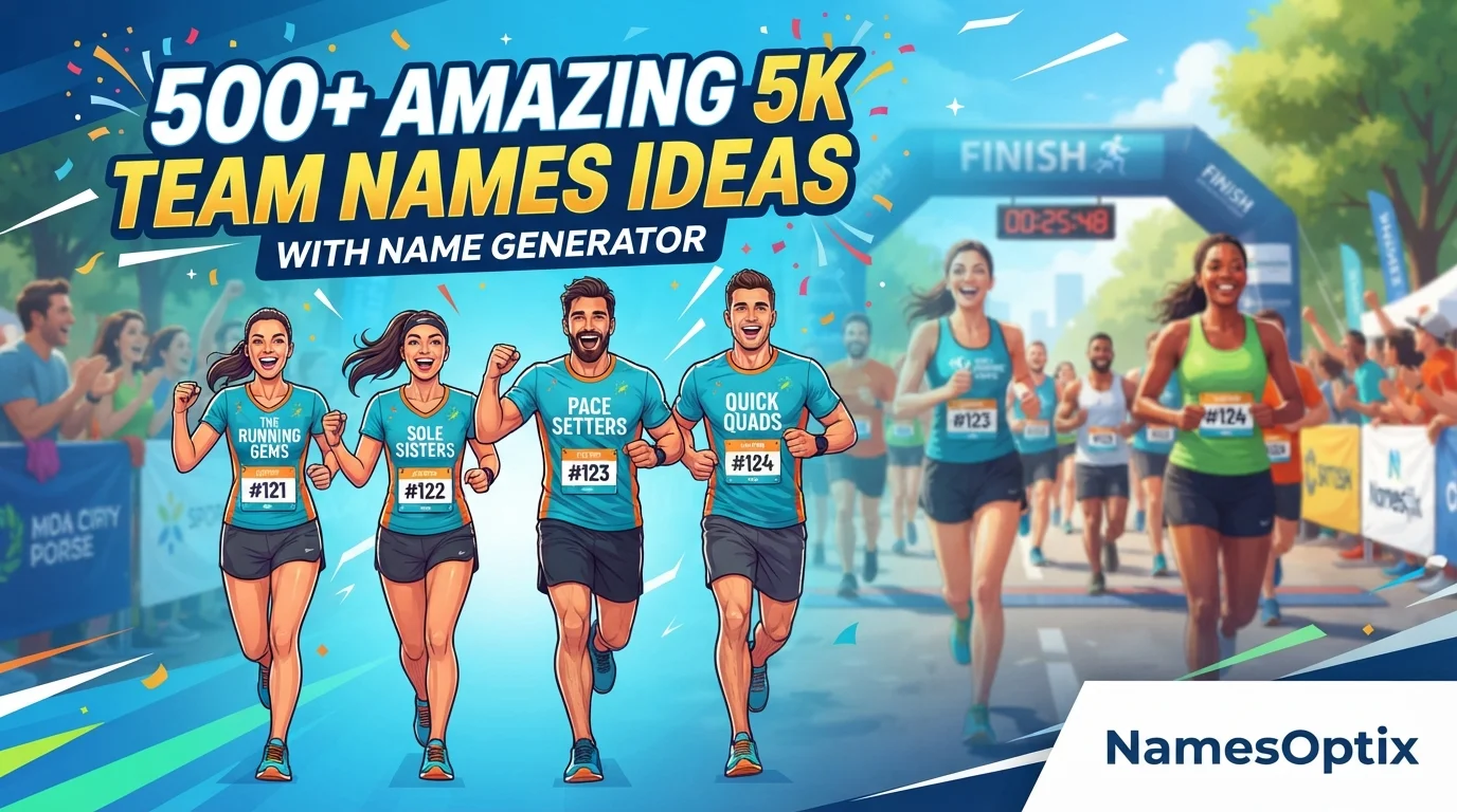 500+ Amazing 5K Team Names Ideas With Name Generator