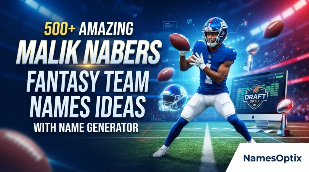 500+ Amazing Malik Nabers Fantasy Team Names Ideas With Name Generator