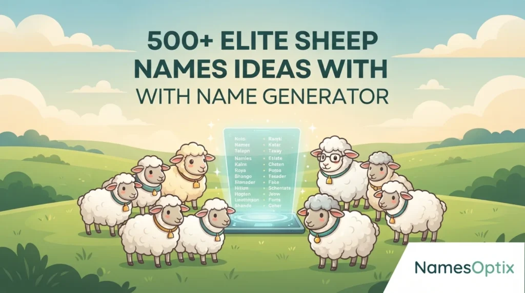 500+ Elite Sheep Names Ideas With Name Generator