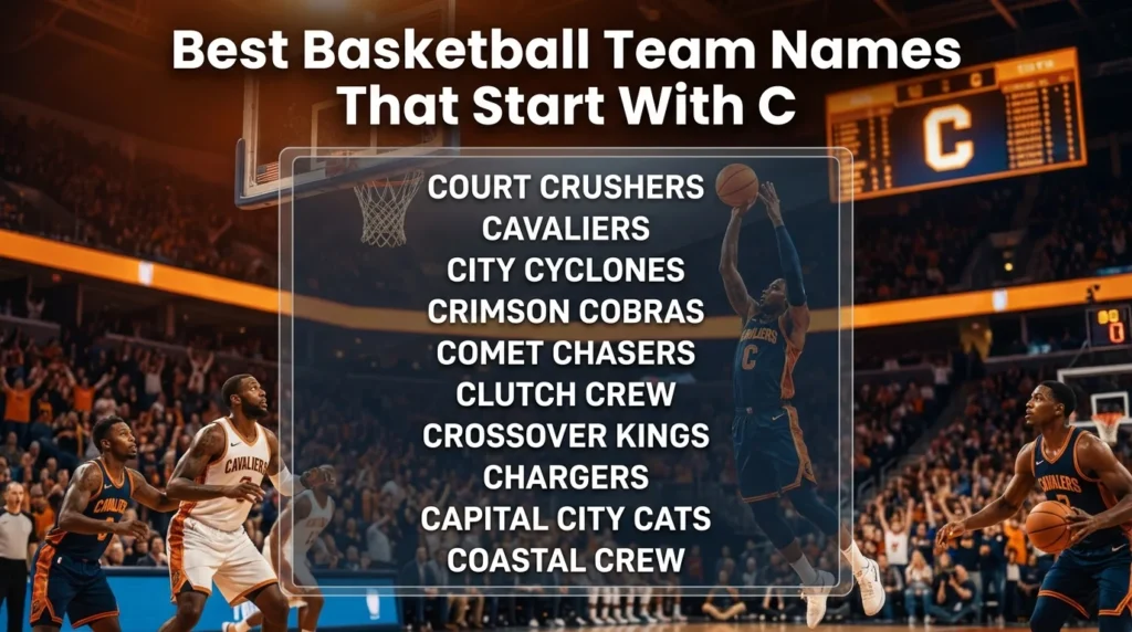Best Basketball Team Names That Start With C