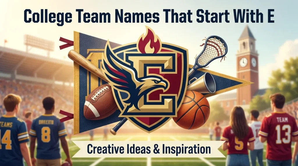 College Team Names That Start With E