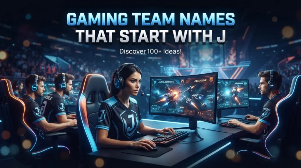 Gaming Team Names That Start With J