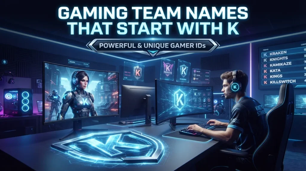Gaming Team Names That Start With K