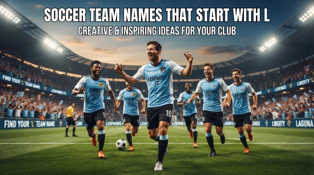 Soccer Team Names That Start With L
