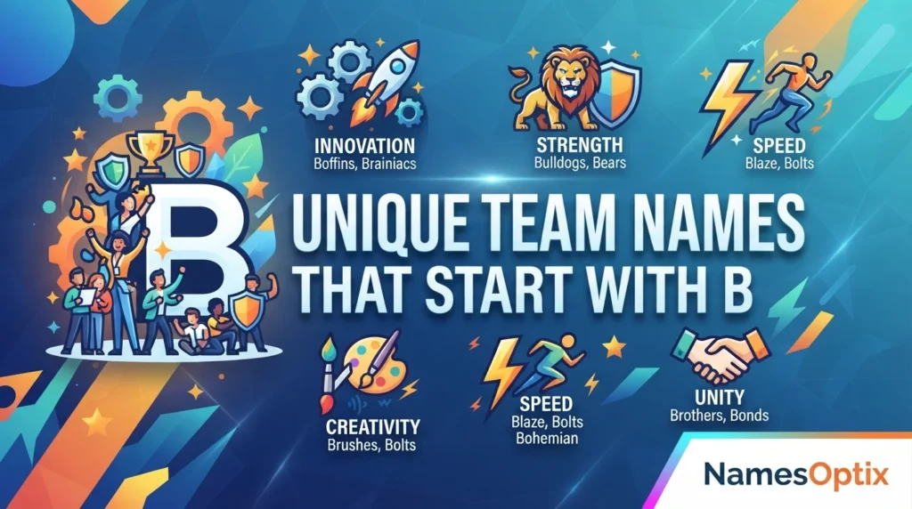 Unique Team Names That Start With B