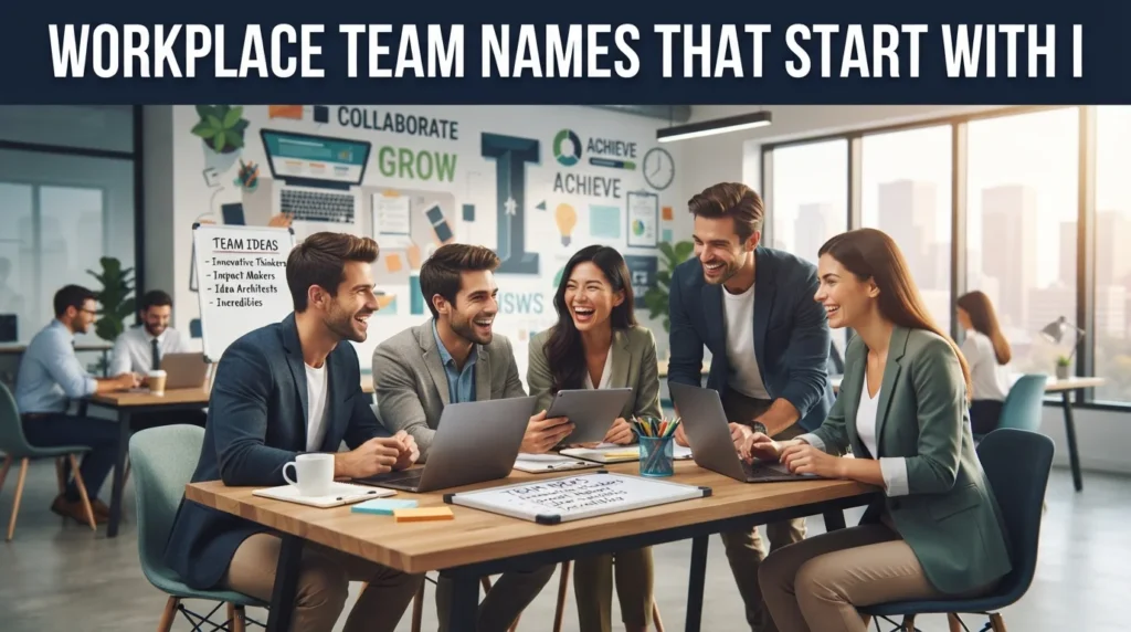 Workplace Team Names That Start With I