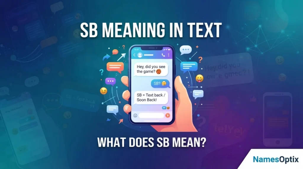 SB Meaning in Text: What Does SB Mean?