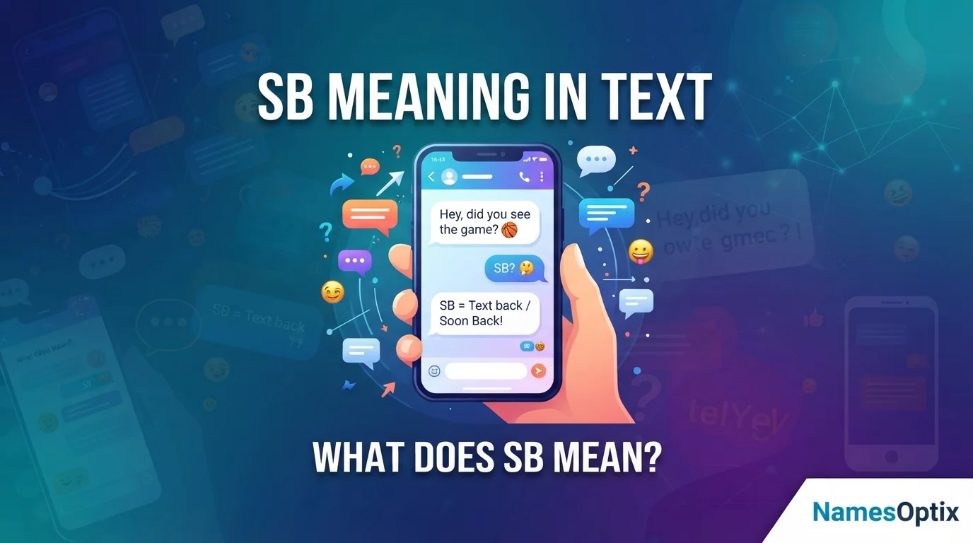 SB Meaning in Text: What Does SB Mean?